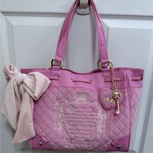 NWT Juicy Couture Juicy Tale Daydreamer Tote in Cherry Blossom